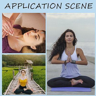 4 комплект 7 стилей подвесок из сплава с чакрами и смешанной каменной крошкой FIND-CN0001-30-1