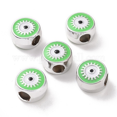 Ccb пластиковые европейские бусины CCB-B001-02G-1