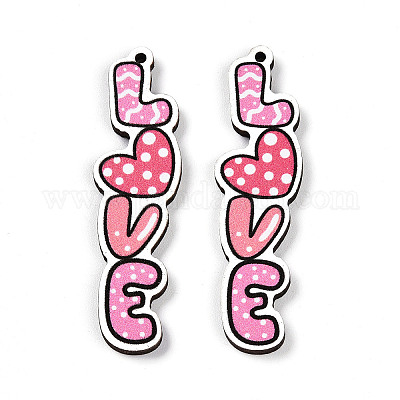 Печатные подвески дерева WOOD-T032-04I-1