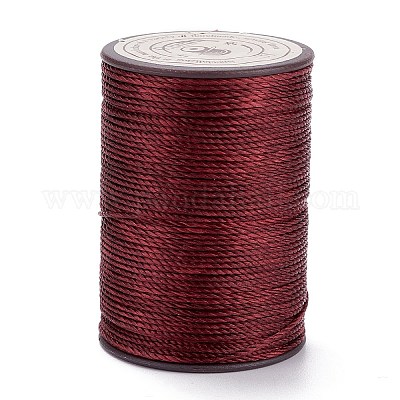 Ficelle ronde en fil de polyester ciré&nbsp;X-YC-D004-02E-131-1