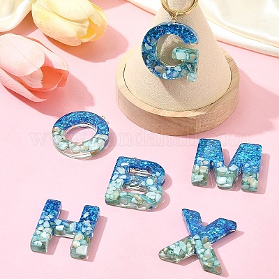 26шт 26 стиля прозрачные подвески из эпоксидной смолы CRES-YW0002-28K-1