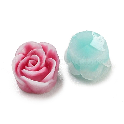 Светящиеся непрозрачные кабошоны из непрозрачной эпоксидной смолы CRES-M032-03A-1