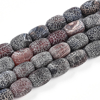 Естественные выветрившиеся агатовые бусины G-N344-42B-1