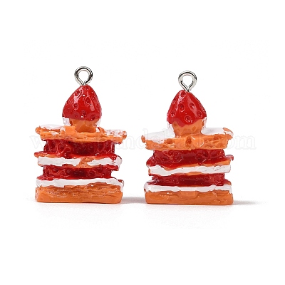 Подвески из непрозрачной смолы RESI-F061-04-1