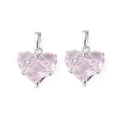 Латунные микро проложить кубического циркония подвески KK-L208-03P-04-1