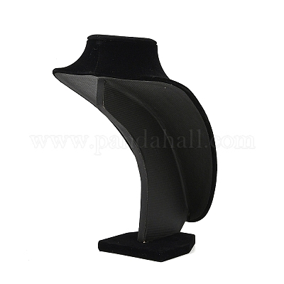 Мдф покрытый вельветом бюст в форме ожерелья витрины ODIS-S015-01B-1