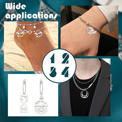 12 шт. 6 подвески из нержавеющей стали 201 STAS-CA0001-38-1