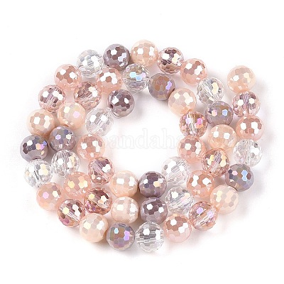 Гальванические стеклянные бусины GLAA-Z006-01D-1