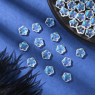 35 шт. Прозрачные стеклянные бусины GLAA-YW0001-75A-1