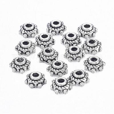 Wholesale Tibetan Style Zinc Alloy Bead Caps - Pandahall.com