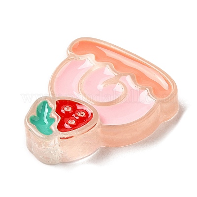 Кабошоны из полупрозрачной смолы RESI-H147-01M-1