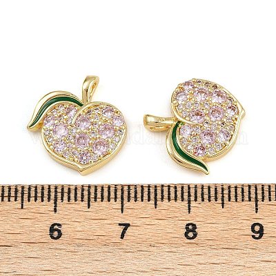 Латунные микро проложить кубического циркония подвески KK-C114-17G-1