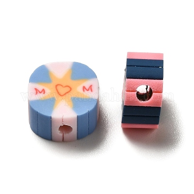 Бусины из полимерной глины на день матери своими руками CLAY-E001-01D-1