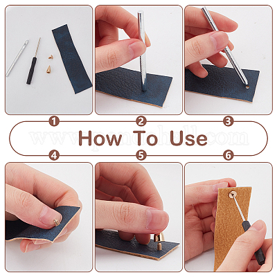 120 шт. набор заклепок из сплава 12 стилей FIND-WR0011-56G-1