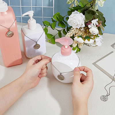 4 шт. 4 стиля бирки для мыла из нержавеющей стали 304&nbsp;AJEW-FH0006-16-1