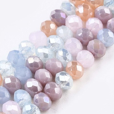 Стеклянные бусины&nbsp;GLAA-T006-16F-1