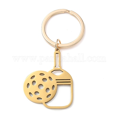 201 брелок с полой лопаткой из нержавеющей стали KEYC-H021-02G-1