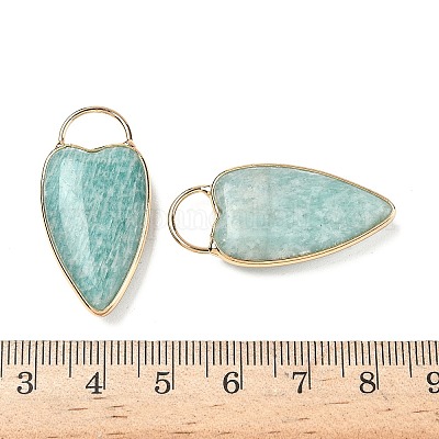 Природные подвески амазонит G-I393-01G-09-1