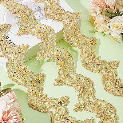 5 ярд полиэфирной кружевной ленты OCOR-GA0001-94-1