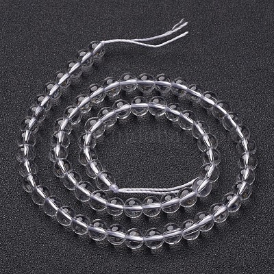 Синтетический кристалл кварца бусины нити X-GSR6mmA039-1-1