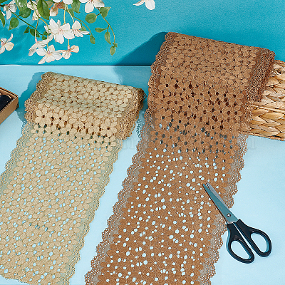 10 ярд 2-х цветных полиамидных нитей кружевные ленты DIY-GA0008-89-1