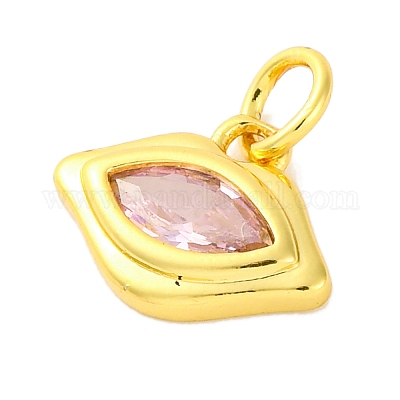 Стойки обшивки латунь микро проложить кубическую прелесть диоксида циркония KK-F881-04G-07-1