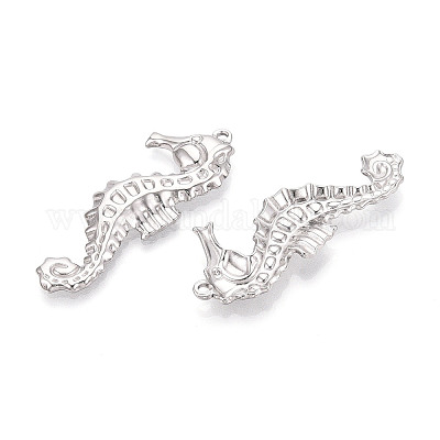 Подвески в виде морских коньков из нержавеющей стали 304 STAS-T069-18P-1