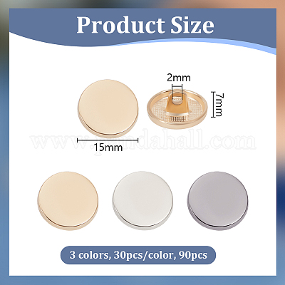 Кнопки сплава хвостовиком BUTT-OC0001-11-1