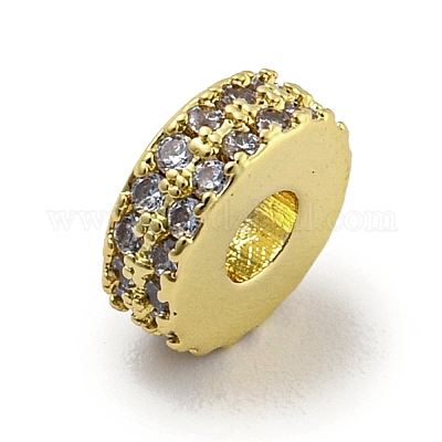 Покрытие стойки латунь с фианитами KK-B091-04A-04G-1