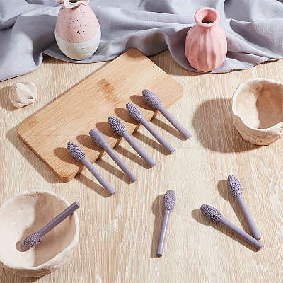 9 набор инструментов для работы с текстурой из смолы для глиняного искусства TOOL-WH0166-016-1