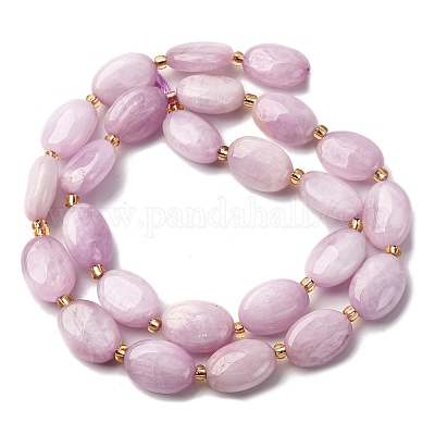 Природные кунцит бисер нитей G-H005-A15-02-1