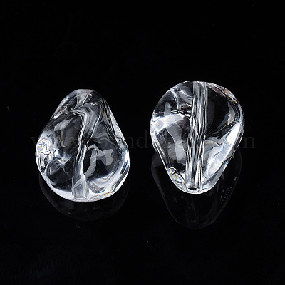 Transparente Acryl Perlen&nbsp;X-TACR-N009-35-1