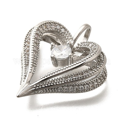 Латунные микро проложить кубического циркония подвески KK-B128-07P-1