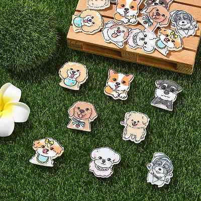 20шт 10 вида акриловых кабошонов&nbsp;SACR-CJ0001-87-1