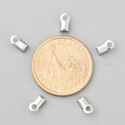 Устойчивые к потускнению концы шнура из нержавеющей стали марки 304 с загнутыми концами X-STAS-M009-01A-1