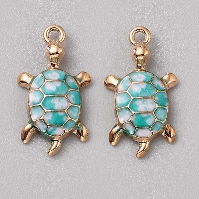 Подвески из эмали и сплава FIND-CJC0027-01G-08-1