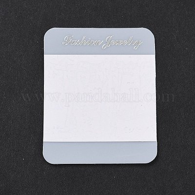 Бумажные с пластиковыми карточками для демонстрации ювелирных изделий CDIS-G009-04-1