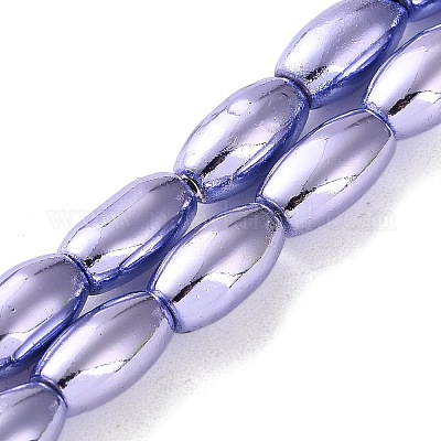 Гальванические нити из синтетических немагнитных гематитовых бусин G-C248-J01-6x12mm-1