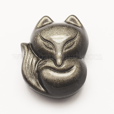 Натуральные золотистые обсидианные подвески&nbsp;G-G660-12-1