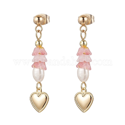 5 пара сережек-гвоздиков из нержавеющей стали 304 EJEW-JE06391-1