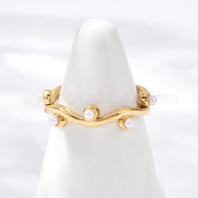 Кольца-манжеты из нержавеющей стали 304 RJEW-S629-09G-A-1