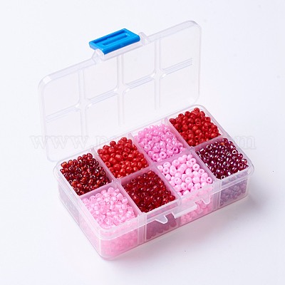 1 коробка смешала 6/0 стеклянных шарика семени вокруг свободных шариков spacer SEED-X0050-4mm-03-1