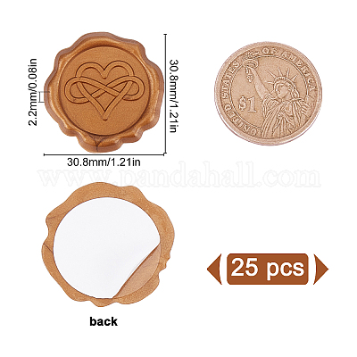 Wholesale Adhesive Wax Seal Stickers 