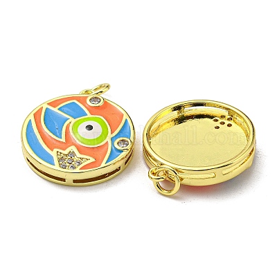 Настоящие кулоны из латуни KK-L209-009G-03-1