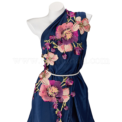 Нашивки на одежду из полиэстера&nbsp;PATC-WH0023-65A-1