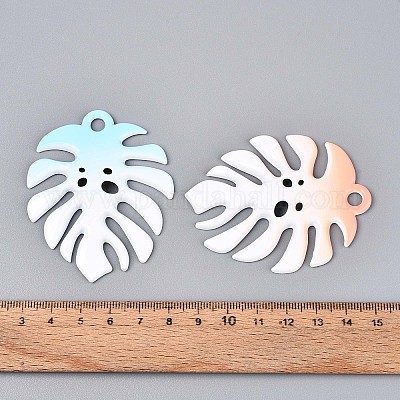 Спрей окрашены сплава большие кулоны PALLOY-T092-79M-1