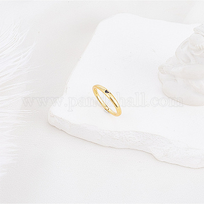 1 шт. латунные кольца&nbsp;RJEW-LP0003-49G-1