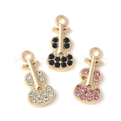 Подвески из сплава и страза PALLOY-E775-06G-1