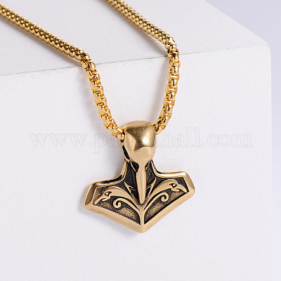 Мужское ожерелье с подвеской в стиле панк из нержавеющей стали 304 SZ0726-2-1