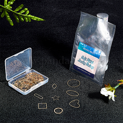 Латунные соединительные колечки KK-BC0005-21G-1